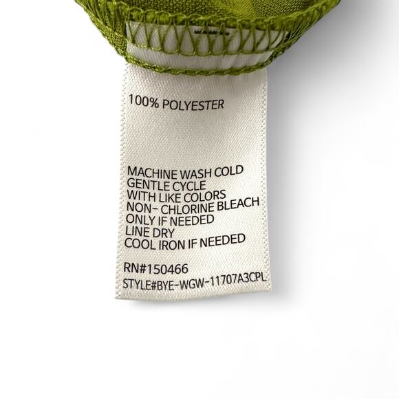 Stitch Fix Montgomery Post NWT Women's Killian Blouse 3X Green Short Sleeve - Picture 6 of 10